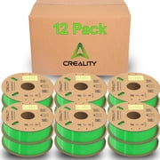 Creality Green PETG 1.75mm High-Speed 3D Filament 30-600mm/s 1kg Spool Dimensional +/- 0.03mm For K1 Max Anycubic Bambu Prusa & More 12 Unit per pack