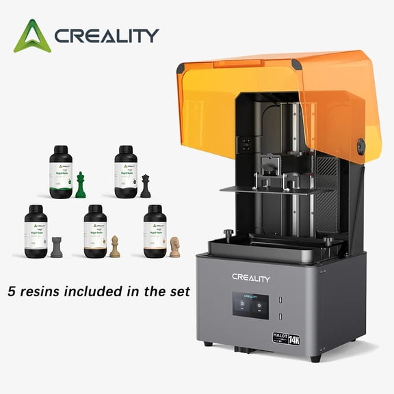 Creality HALOT-MAGE S Resin 3D Printer 10.1" LCD with 14K Resolution 150mm/h Speed with 5 Colors High Rigid Resin for Gift