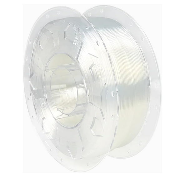 Creality HP-TPU 3D Printing Filament, 1kg(2.2lbs) 1.75mm Printer Filament, High Flexibility Good Fluidity, Abrasion UV Resistant Anti-Aging, Compatible with Direct Extrusion 3D Printer, Transparent