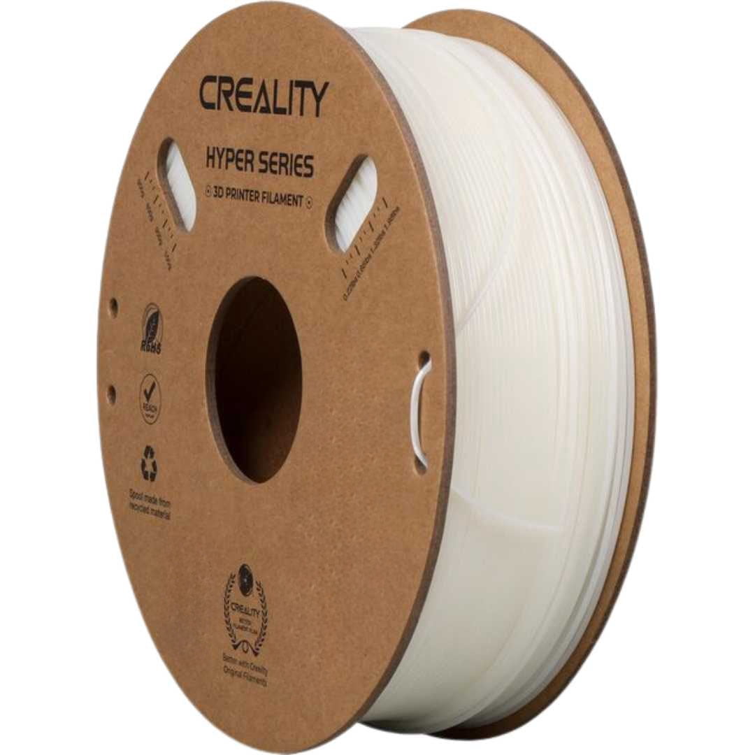Creality Hyper 1.75mm ABS Filament for High Speed 3D Printer - 1kg/2.2lbs per Spool White 1 Unit per pack
