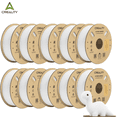 thumbnail image 1 of Creality Hyper ABS Filament 3D Printer Filament 1.75mm 350mm/s High-Speed Printing Dimensional Accuracy ± 0.05 mm 2.2lbs Compatible with Most 3D Printers, White, 1 of 7