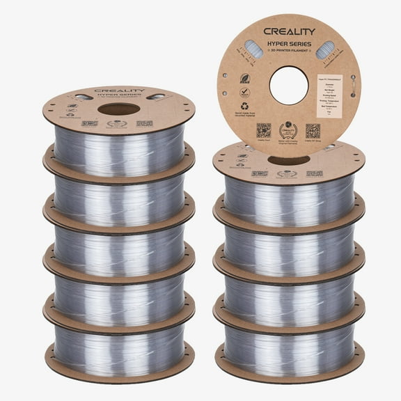 Creality Hyper PC Filament 1.75mm Crystal-Clear Finish Wide Compatibility 10kg