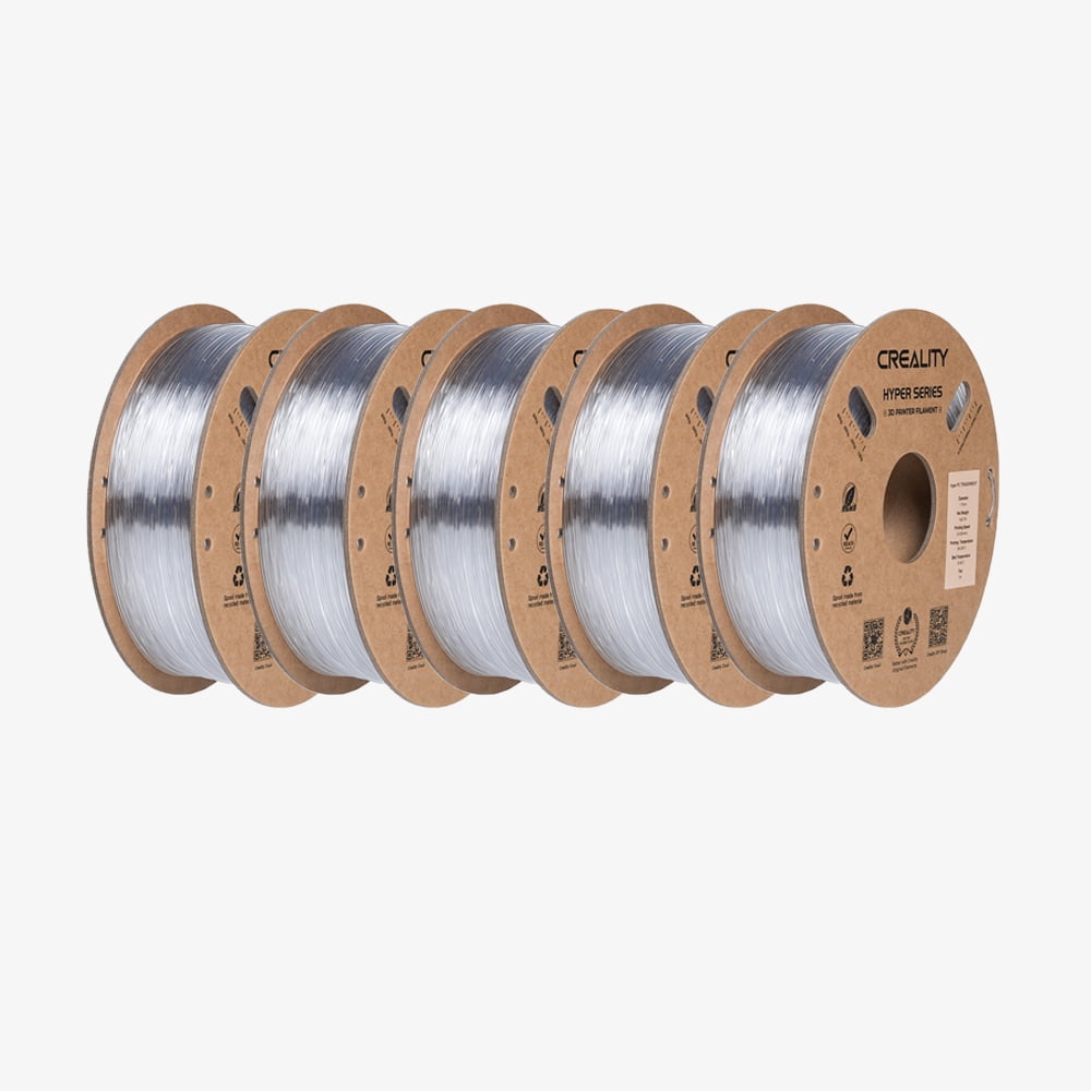 Creality Hyper PC Filament 1.75mm Crystal-Clear Finish Wide Compatibility 5kg