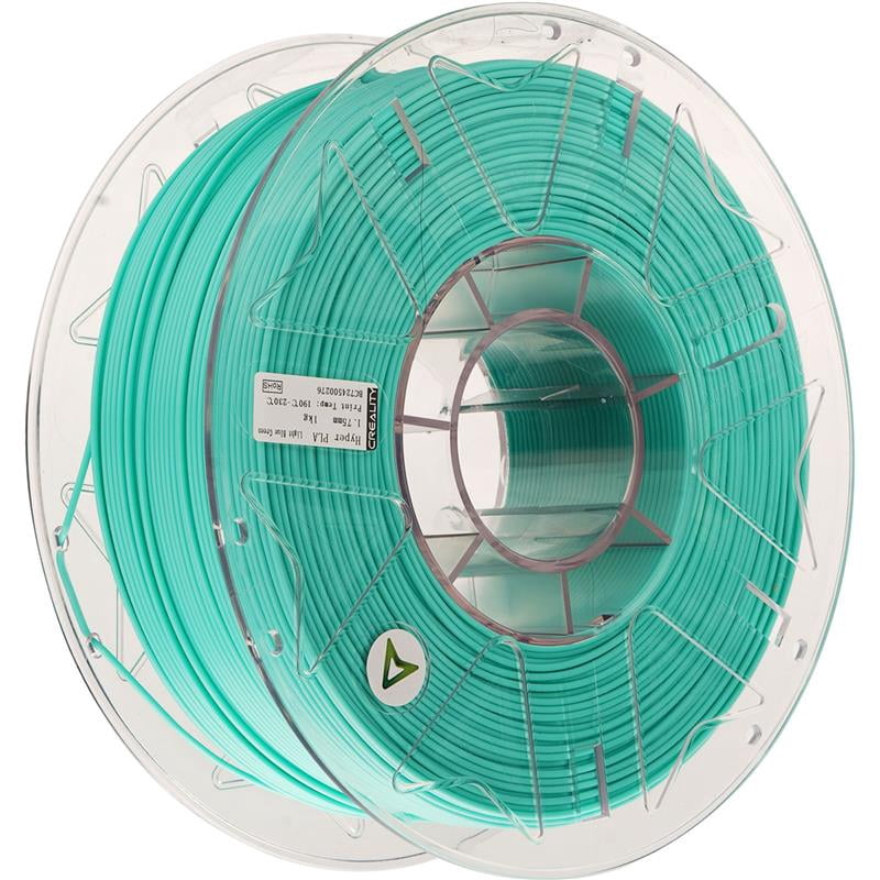 Creality Hyper PLA 3D Printer Filament 600mm/s High-Speed +/-0.03mm For Creality K1 Max Ender-5 S1 Anycubic Prusa Bambu Light-Blue-Green 1 Unit per pack
