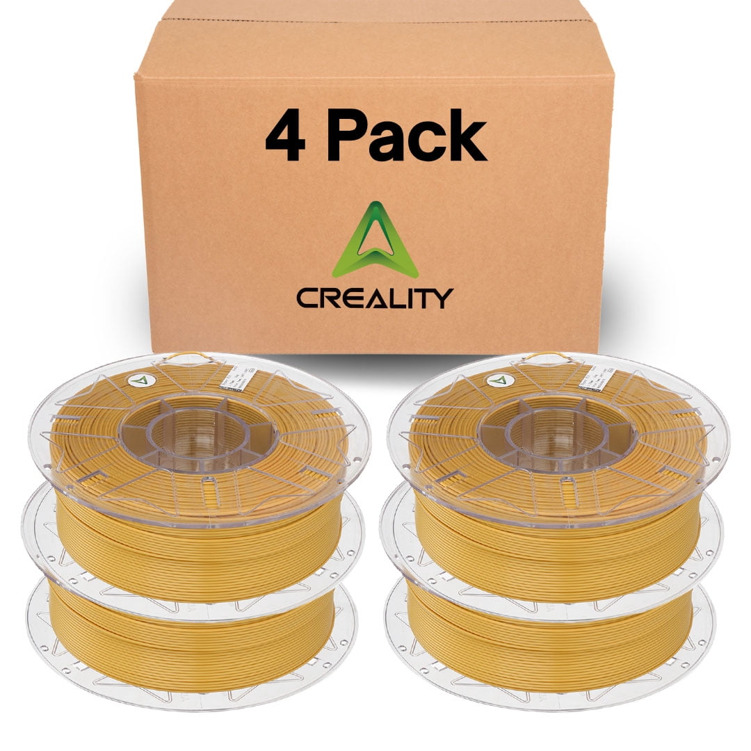 Creality Hyper PLA 3D Printer Filament 600mm/s High-Speed +/-0.03mm For Creality K1 Max Ender-5 S1 Anycubic Prusa Bambu Gold 4 Unit per pack