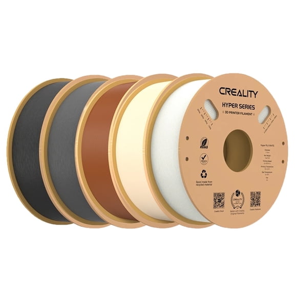 Creality Hyper PLA Filament 5kg/11lbs Spool K1 Max/Ender 3 V3 SE/KE Fused Deposition Modeling 3D Printer Filament 1.75 mm for Home Shcool Office Beginners