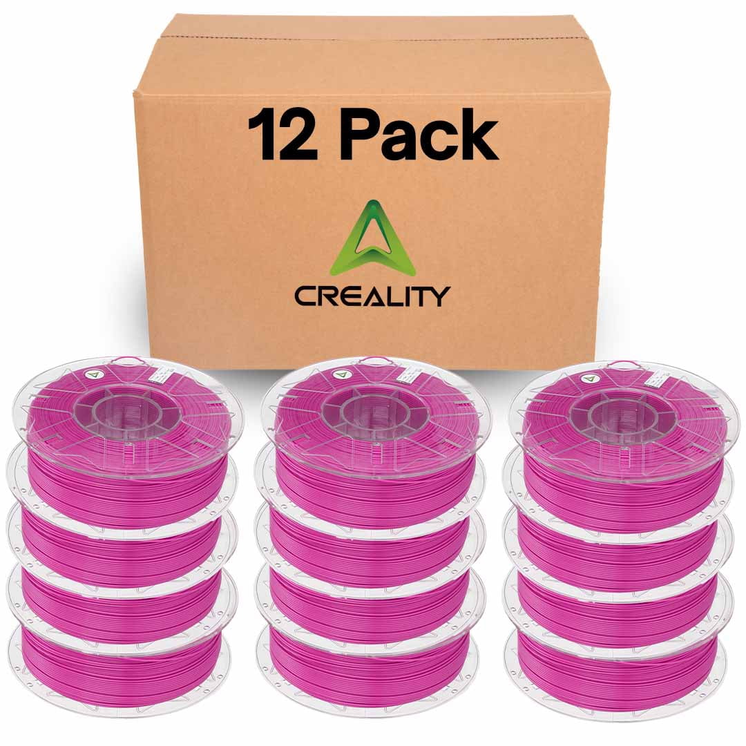 Creality Hyper PLA RFID PLA Filament 1.75mm Purple 1kg (2.2lb) High-Speed Up to 600mm/s, RFID for Creality CFS, ±0.03mm Accuracy, Part 3301010460 - 12 Units Per Pack