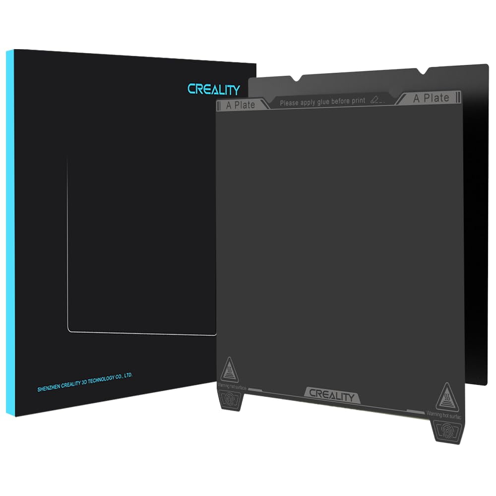 Creality K1 Smooth PEI Build Plate, Original Magnetic 3D Printer Build Bed, for Creality K1/Ender 3 V3 SE/Ender-3 S1/Ender-3 S1 Pro/Ender-5 S1 and All 235 * 235mm Size 3D Printer