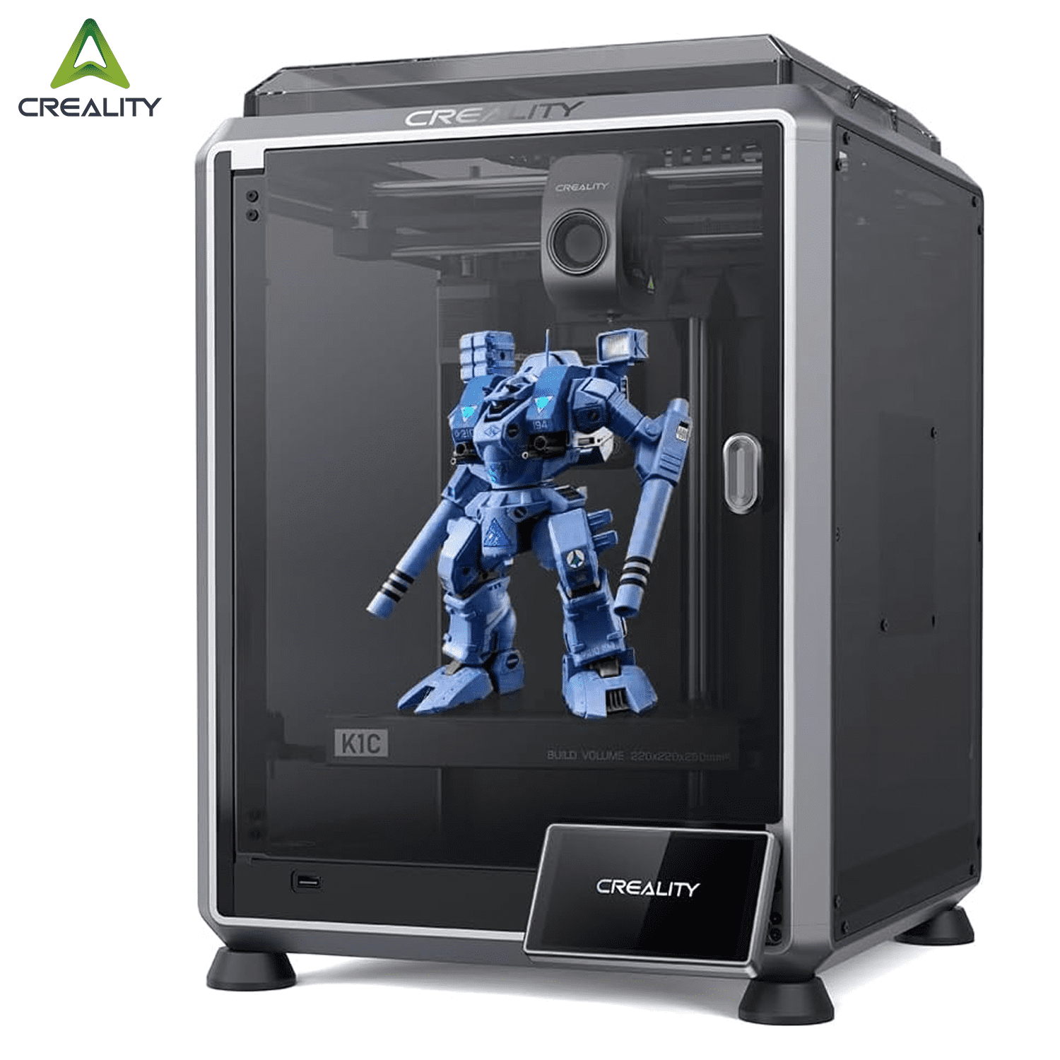 Extruded Teeth Creality K1C 3D Printer with Reliable Extrusion, 600mm/s Fast Printing ...