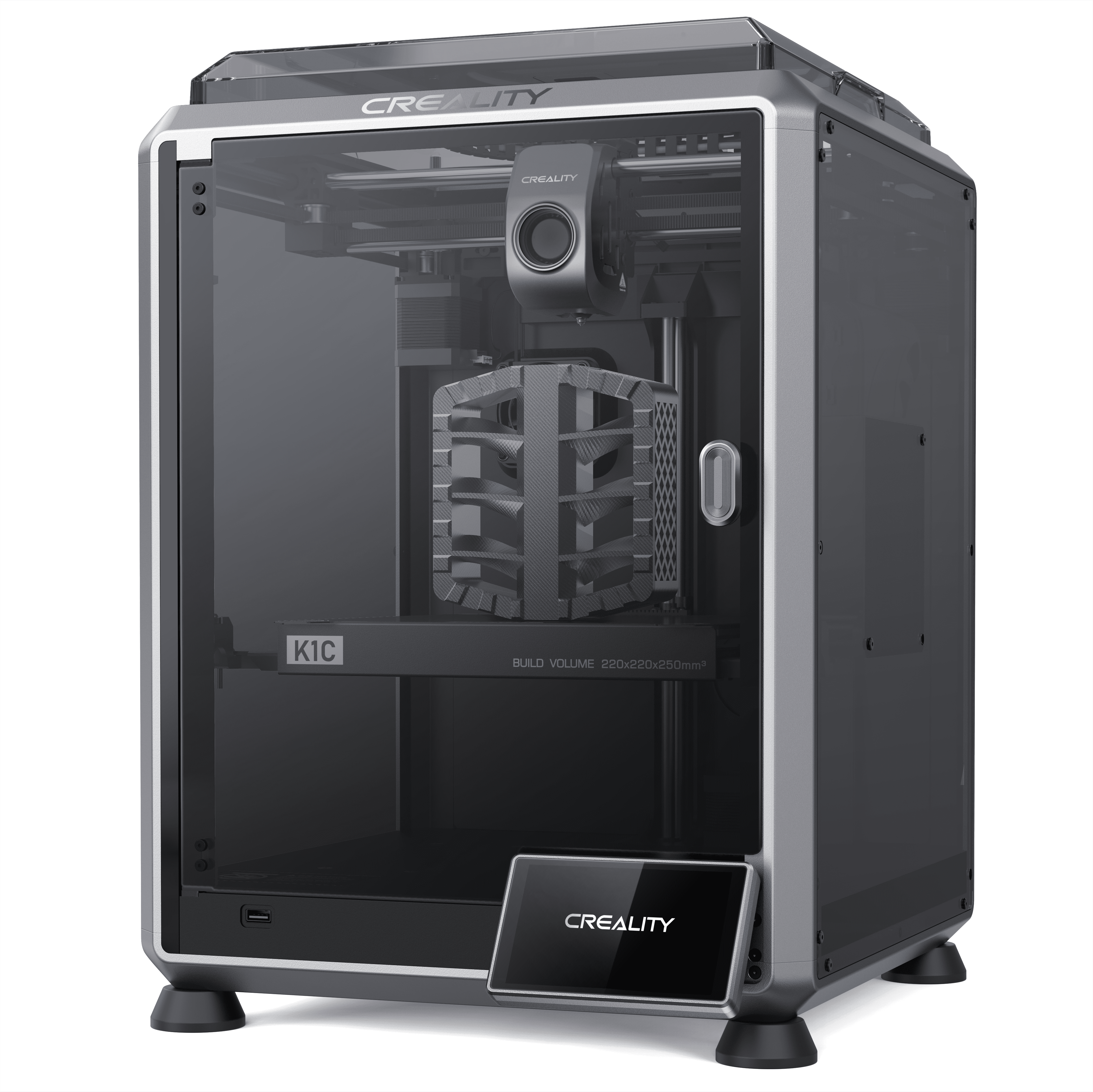 Creality K1C 3D Printer with All-Metal Extruder, Tri-Metal Nozzle