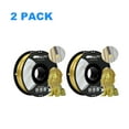 thumbnail image 1 of Creality Official 3D Printer Filament 2 Packs 1.75mm Silk PLA Filament Pro, Smooth and High Gloss Silk PLA Dimensional Accuracy ±0.03mm for All Fused Deposition Modeling Printers, 1 of 9