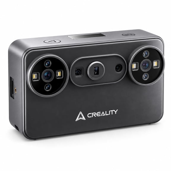 Creality Pika Wireless 3D Scanner, 0.03mm Accuracy, 7-Line Blue Laser & NIR, 110fps Scanning, Wi-Fi 6, 3-Inch Touchscreen, AI Processing