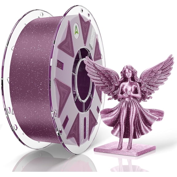 Creality RFID Hyper PLA Filament, 3D Printer Filament: with High Speed Printing 30-600mm/s, Spool Support CFS 1.75 mm,1kg(2.2 lbs) for Most and K2 Plus Combo,Starry Pink