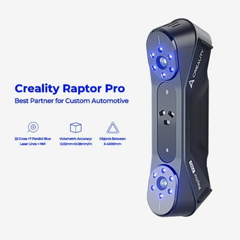 Creality Raptor Pro 3D Scanner 3-in-1 Multi-function Scanning 0.02mm Volume Accuracy Anti-shaking Fast Scan Speed
