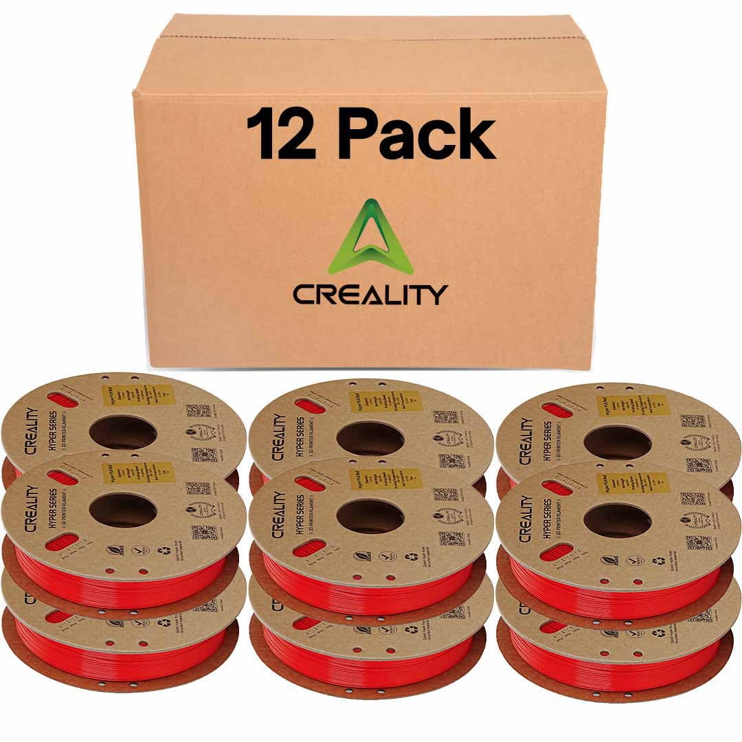 Creality Red PETG Filament  1.75mm High-Speed 3D Filament for K1 Max 30-600mm/s Printing 1kg/2.2lbs Spool w Dimensional Accuracy +/- 0.03mm