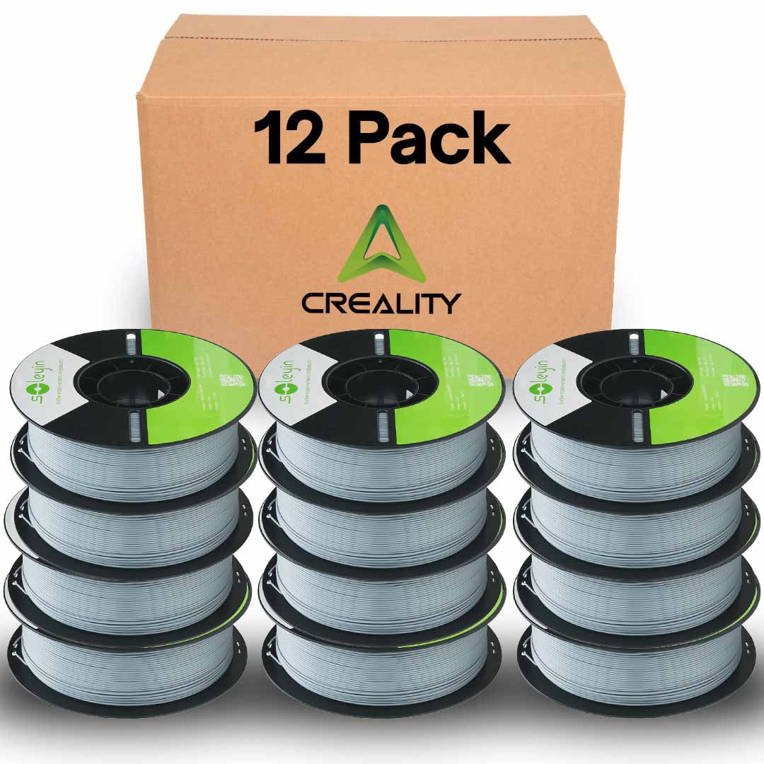 Creality Soleyin Ultra PLA Filament 1 75mm; Matte Grey; 1kg; High Speed 300mm s; Plus Minus 0 02mm Accuracy; Quick Cooling; for Ender K1; K1C; K2 Pro Plus; 3301010517 - 12 units per pack