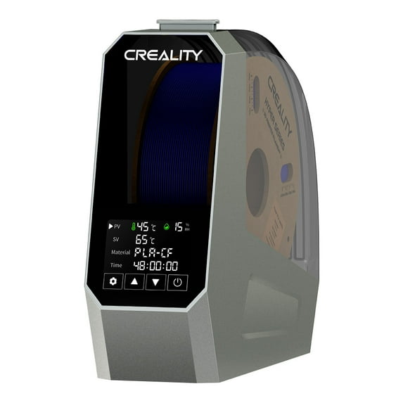 Creality Space π Filament Dryer Box 360° Hot-air Heating 1.75mm and 2.85mm Filaments Support 48 Hours Timer Real-time Humidity Adjustable Temperature 45℃~70℃ Suitable for PLA/ABS/ASA/PETG/