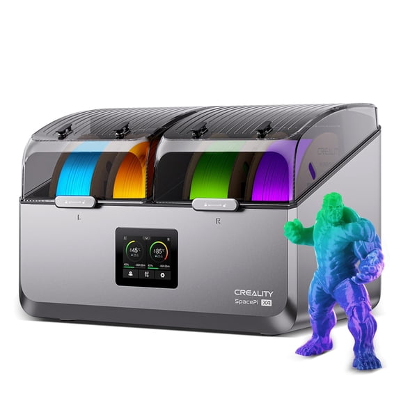 Creality Space Pi X4 Filament Dryer Box, 4-Roll Filament Storage with 110W PTC Heating, LCD Touch Control, Drying Box for PLA PETG ABS TPU Nylon