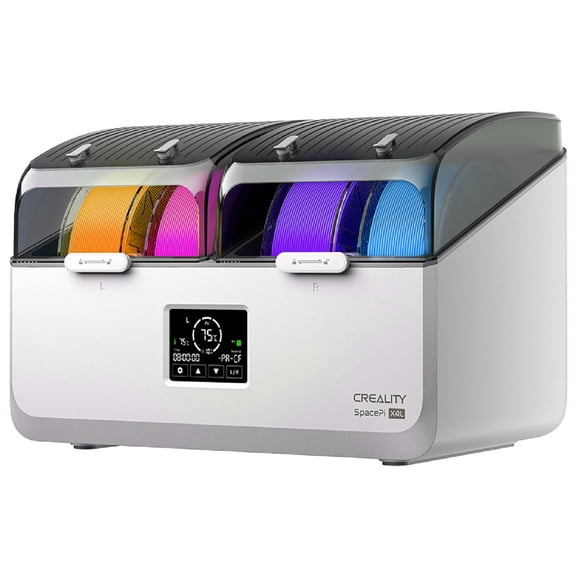 Creality Space Pi X4L Filament Dryer Box, 4-Spool Capacity, 200W PTC Heating, Dual Independent Chambers, Up to 75C, LCD Control, for PLA PETG TPU ABS
