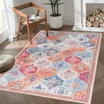 thumbnail image 1 of Cream 8x10 Area Rug - Washable, Low-pile, Non-slip, Stain , Foldable For Kitchen, Bedroom Decor In Color Non-shedding Living Room, 1 of 2