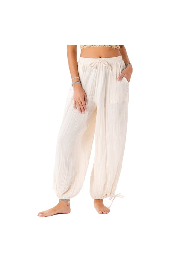 Cream Adventure Cargo Pants