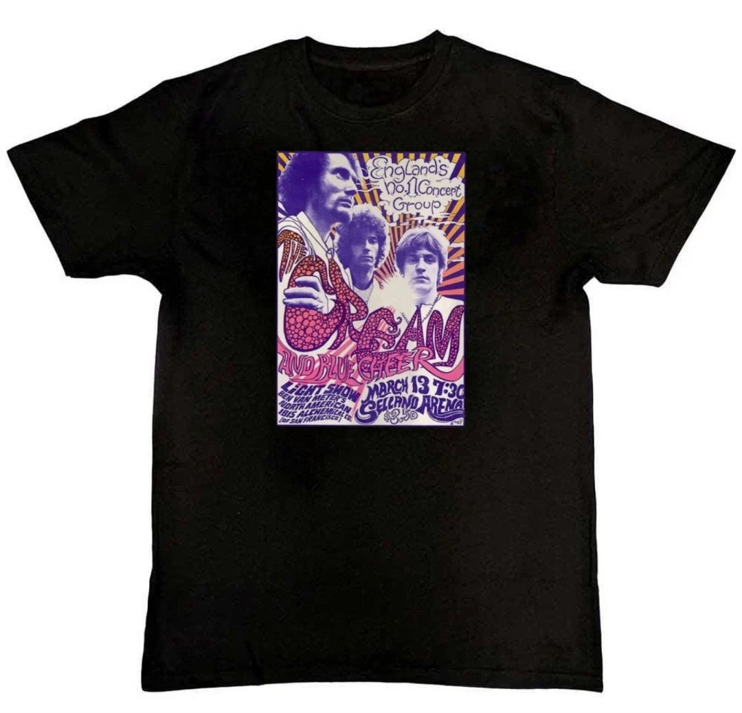 Cream Band The Music Of Cream Graphic Unisex Mens T-Shirt S M L XL 2 3 ...