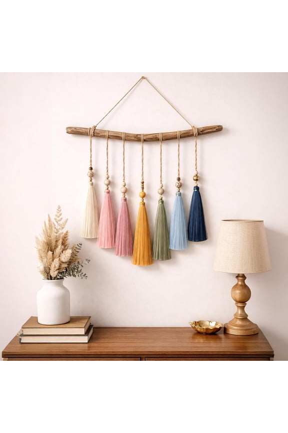 Cream Bookmark Tassels Bulk Silky Mini Craft Tassels with Loops for Bookmarks, Jewelry Making, Decorations, and Keychains