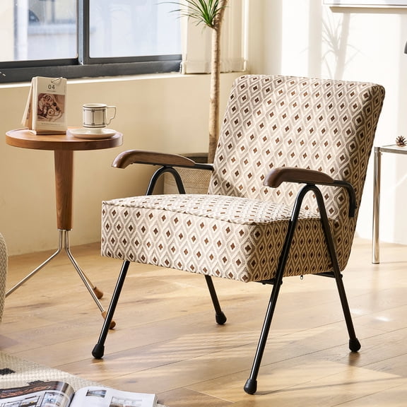 Cream + Brown Design - Oversized and Soft - Living Room Relaxing - Resilient Foam for Comfort