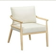 thumbnail image 1 of TOV Furniture Dixie Cream Chenille Velvet Accent Chair, 1 of 8