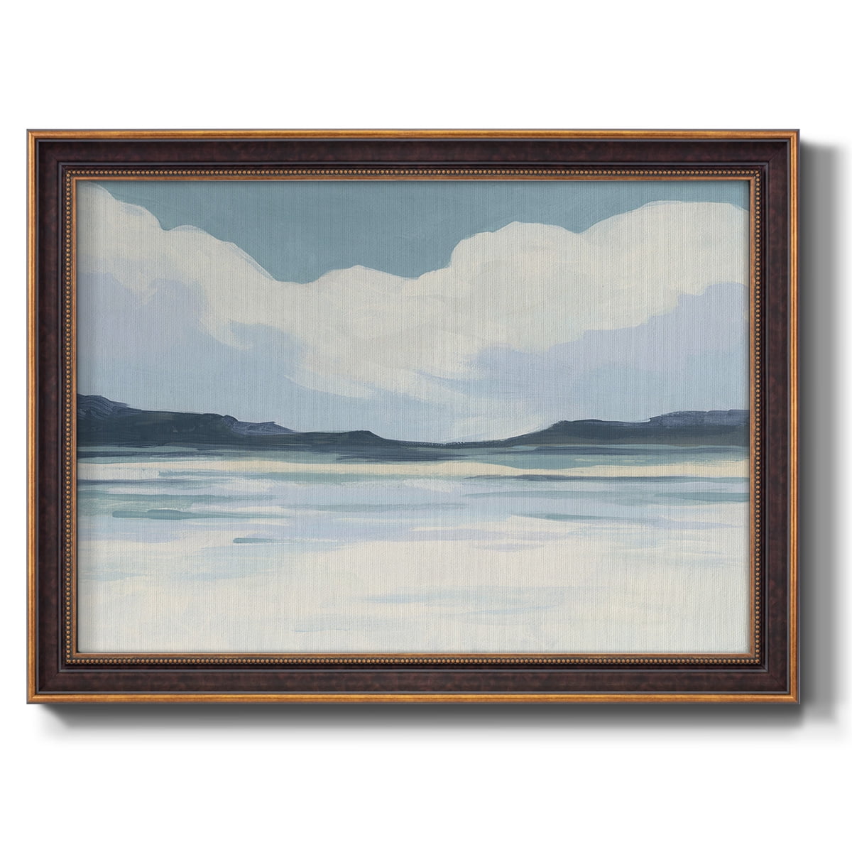 Cream Coastline II Premium Framed Canvas- Ready to Hang
