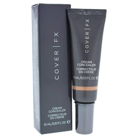 Cover FX Cream Concealer Full Coverage - Water Based Concealer for Dark Circles - Long-Wearing Vegan Formula for Blemishes and Redness, N Medium Deep, 0.33 Fl Oz