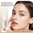 thumbnail image 1 of Cream Concealer Stick, Butter Glow Concealer, Korean Color-Changing Foundation Stick, Portable Hydrating Lightweight Foundation Stick, Under-Eye Circles & Skin Imperfections, Ivory, 1 of 9