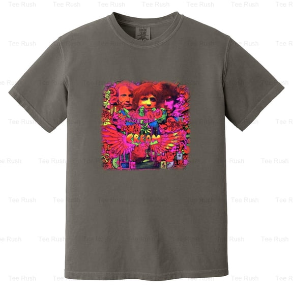 Cream Disraeli Gears Album Rock Band Music Eric Clapton Jack Bruce (1), Comfort Color T-Shirt Unisex, up to 4XL