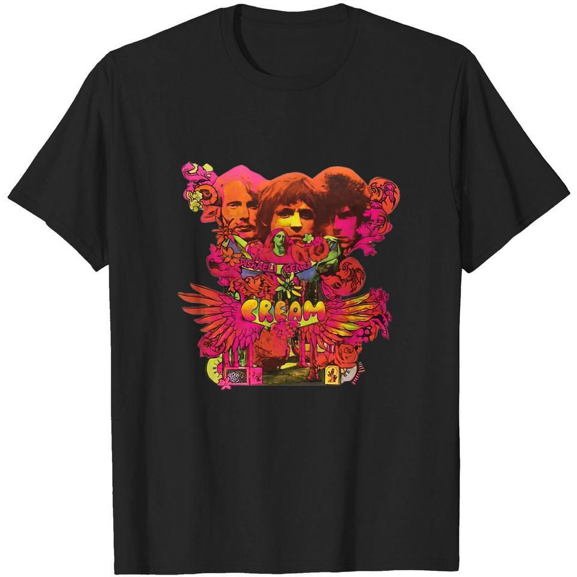 Cream Disraeli Gears Eric Clapton Ginger Baker Tee Tshirt