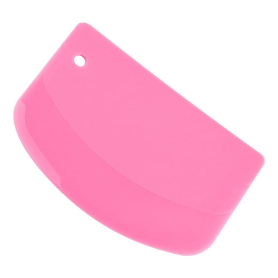 Cream Dough Scraper - Single Opp Packaged Pink, Flexible for Baking,Cooking,Pastry Making - Ideal for Home Bakers,Professional Chefs,Diy Baking Enthusiasts