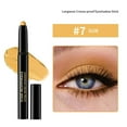 thumbnail image 1 of Cream Eye Shadow Brightener Stick Makeup, Monochrome Cream Glitter-Shimmer Eye Shadow Stick Palette Makeup, Cream Waterproof Long Lasting High Pigmented Eye Shadow (Sun), 1 of 9