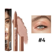 Cream Eye Shadow Sticks, Matte Professional Bright-Colored Contouring and Highlight Eyeshadow Stick, Smudge-Proof, Waterproof Eyeshadow, Silky Formula Matte With Makeup Brush