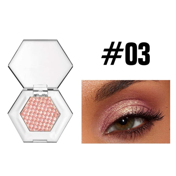 Cream Eyeshadow Stick 5 Shade Red Tone Eyeshadow, Fine Flash Shimmer Hexagon Crayon, Smudge Proof Long Wear Formula, Easy to Apply and Blend Eye Makeup