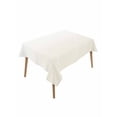 thumbnail image 1 of Cream Geometric Table Cloth, Modern White Stripe Abstract Distortion Art Waterproof Tablecloth for Rectangle Tables, Reusable Washable Fabric Table Cover for Restaurant Kitchen Dining Tables 60"x102", 1 of 6