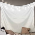 thumbnail image 1 of Cream Geometric Tapestry for Bedroom Wall Hanging Tapestry, Modern White Stripe Abstract Distortion Art Ceiling Backdrop Tapestries Poster Blanket Wall Decor for Teens Room Living Room Dorm 59" x 90", 1 of 8