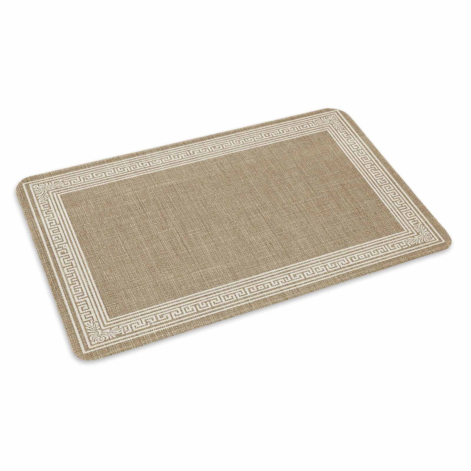 Cream Greek Key Doormat Outdoor Entrance 16