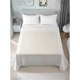 thumbnail image 1 of Cream Greek Key Full Size Flat Sheet, Wrinkleproof & Fadeproof Cooling Flat Bed Sheet Only, Geometric Greece Ancient Farmhouse Geo Breathable Soft Bedding Top Sheets 81 x 96 Inches, 1 of 8