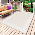 thumbnail image 1 of Cream Greek Key Outdoor Rug for Patio/Deck/Porch, Non-Slip Large Area Rug 4 x 6 Ft, Geometric Greece Ancient Farmhouse Geo Indoor Outdoor Rugs Washable Area Rugs, Reversible Camping Rug Carpet Runner, 1 of 8