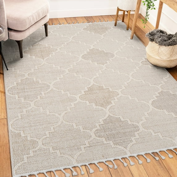 Polypropylene Indoor/Outdoor Rug, 5X7 | Non-Shedding, Kid-Friendly for Nurseries and Dorms
