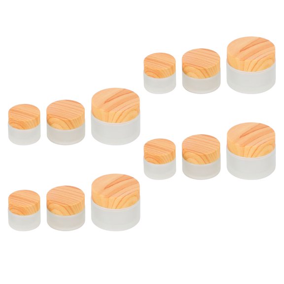 OHOIOLLA Sample Jars Multi-Function Cosmetic Containers 12Pcs 2.05X2.05X1.61in