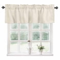 thumbnail image 1 of Cream Kitchen Valances for Windows 54x18 Inch Kitchen Curtains Valances Rod Pocket Modern Pure Beige Bathroom Window Valances for Window Treatment Decor, 1 of 6