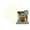 thumbnail image 1 of Cream Linen Picture Frame Mat for 14x18 Frames - Fits 12x15 Photos - 25 Mats, 1 of 7