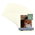 thumbnail image 1 of Cream Linen Picture Frame Mat for 17x22 Frames - Fits 14x19 Photos - 50 Mats, 1 of 7