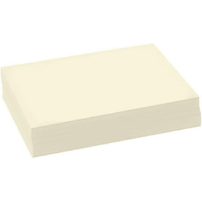 Cream (Natural) Half Letter Size Paper Great for Business Documents, Letters, Arts, Prints and Crafts, Copy, Printing, Writing | 8.5 x 5.5 | 24lb Bond Paper | 500 Sheets