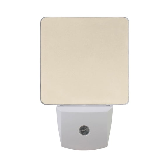 Cream Night Light 2 Pack LED Nightlight Plug into Wall Dusk to Dawn Sensor Soft White